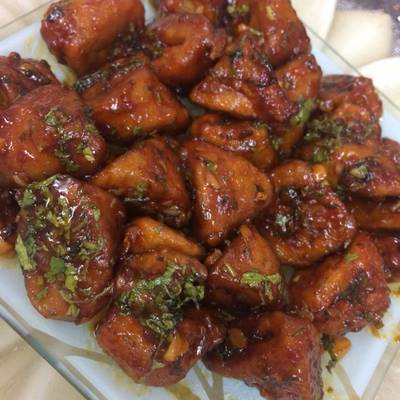 Chilli Soya Chaap(Dry)