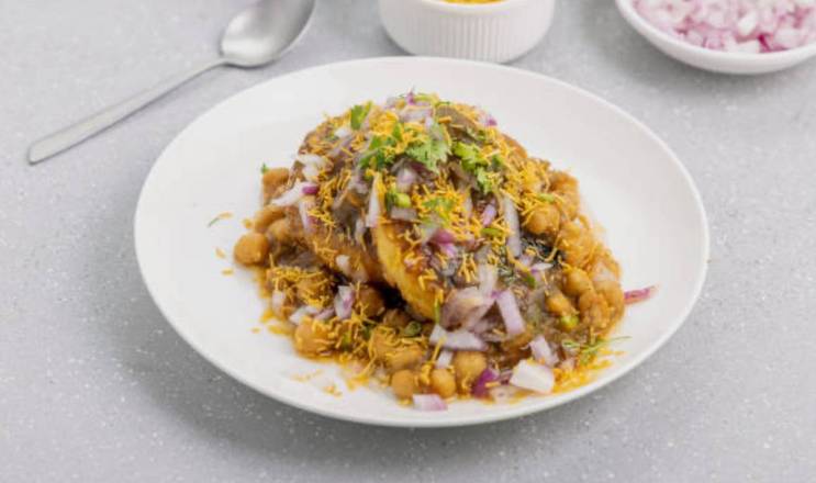 Aloo Tikki Chaat(3 pcs Tikki)