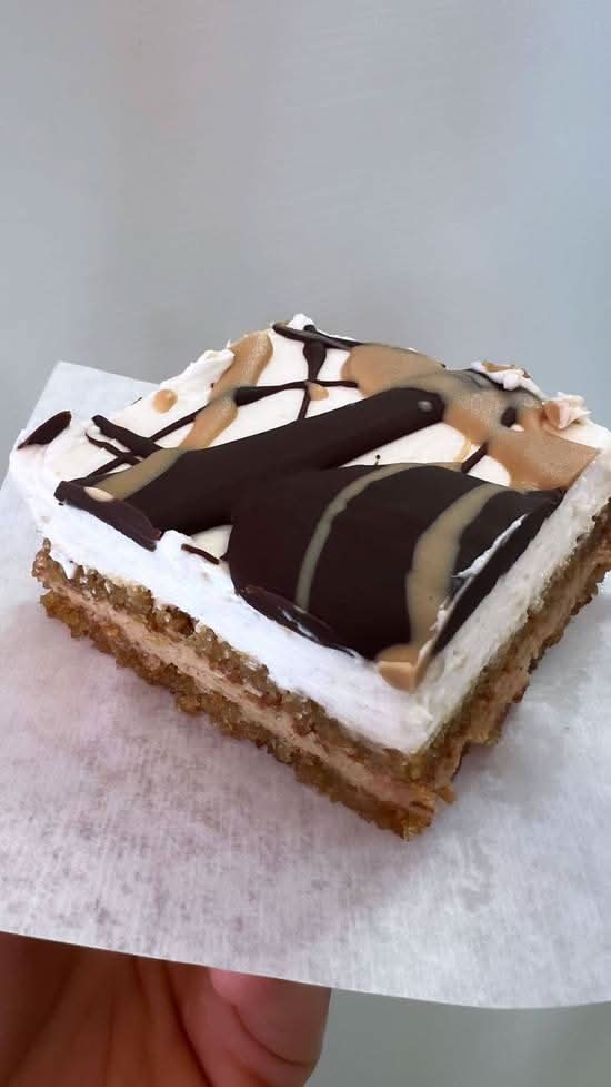 Peanut Butter Cake Slice