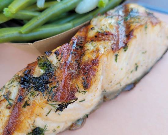 Grilled Salmon + 3