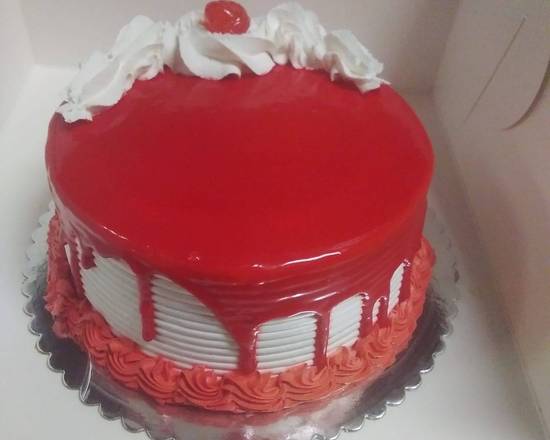 6" Red velvet Cream Cheese Cake (Eggless)