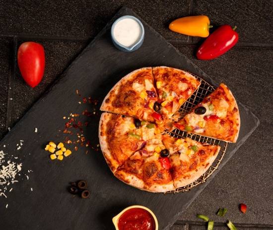 12" Desi Style Veggie Pizza