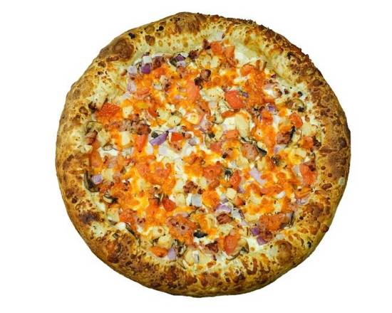 Chicken Alfredo Pizza