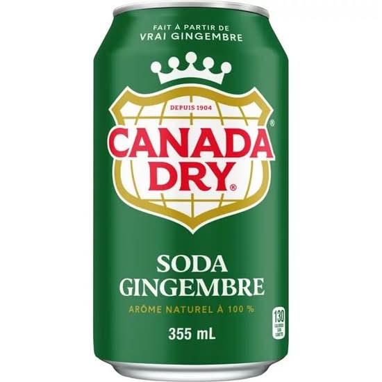 Canada Dry® Ginger Ale Can, 355 mL