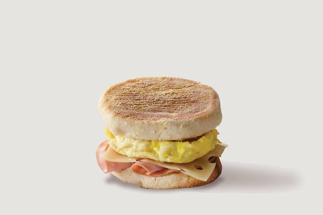 Sandwich œuf fromage et jambon / Egg Cheese and Ham Sandwich
