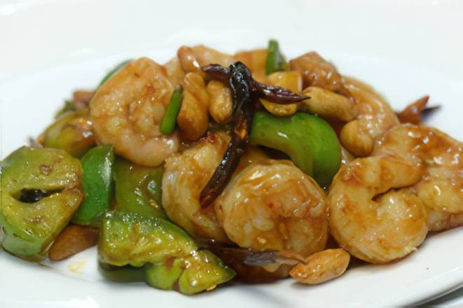 21. Prawns with Pepper and Peanuts