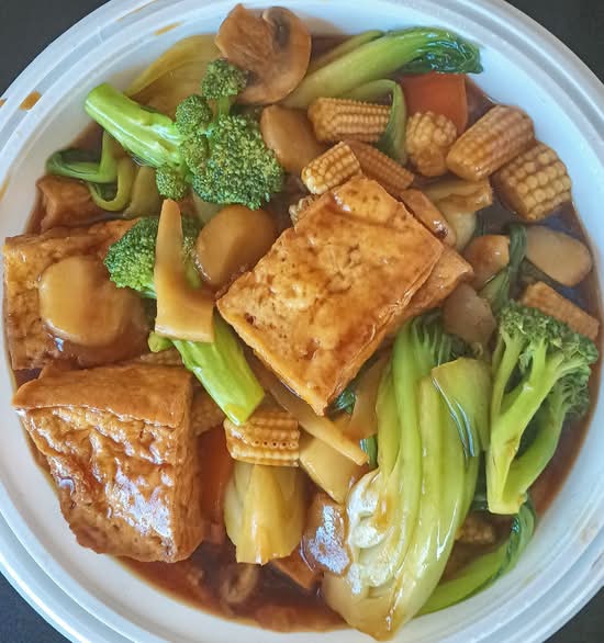 74. Fried Tofu with Mixed Vegetables