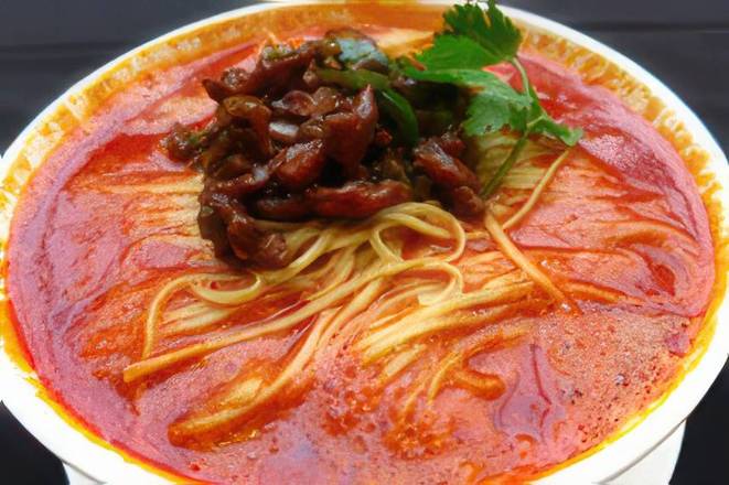 117. Deluxe Tan Tan Noodle with Minced Pork Sauce