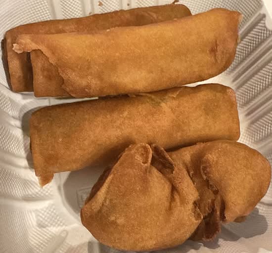 7. Vegetable Spring Roll (4 pc)