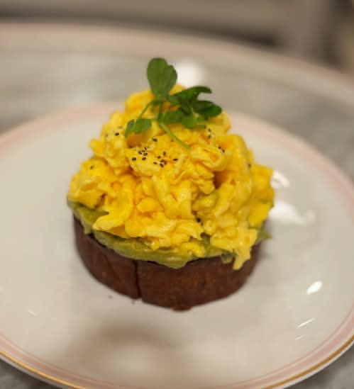 Scrambled Egg Avocado Toast