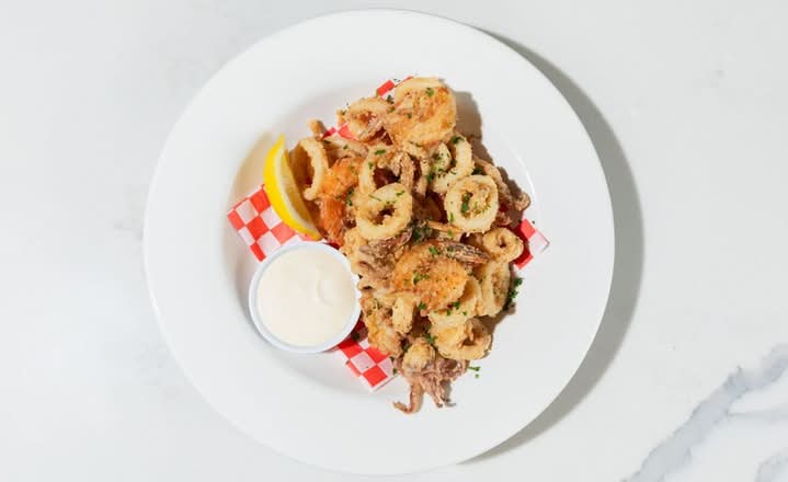 Calamari and Gamberi Fritti