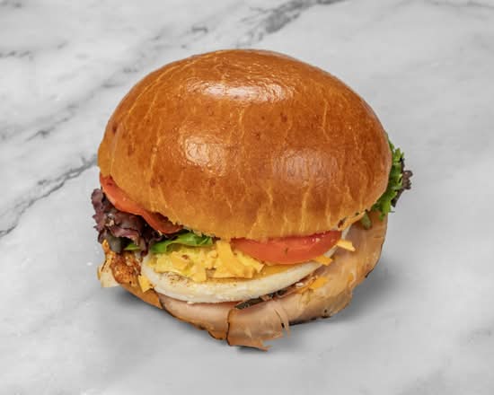 Egg & Ham Brioche Sandwich