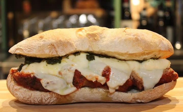 PANINI AUBERGINE PARMESAN