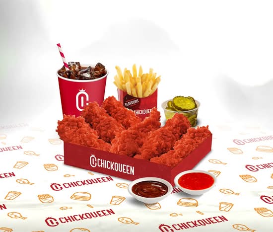 6 Pcs Nashville Chicken Tenders Combo (Fries & Drink)