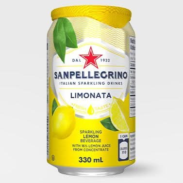 Sanpellegrino Fruit Soda 330ml Can Limonata