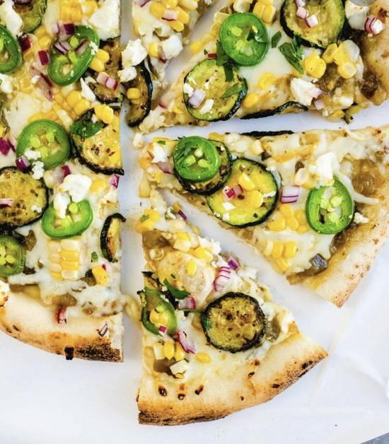 Mexican Chili Cheese Corn Pizza