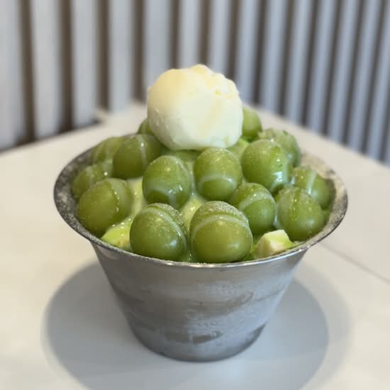 Green Grape Bingsu