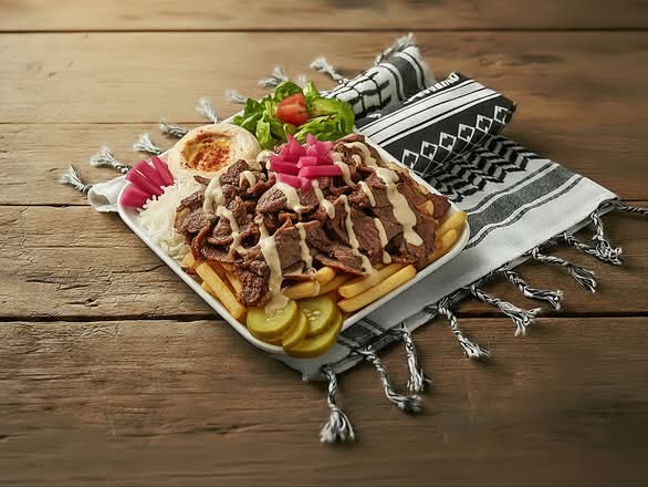 Lamb & Beef Shawarma Plate