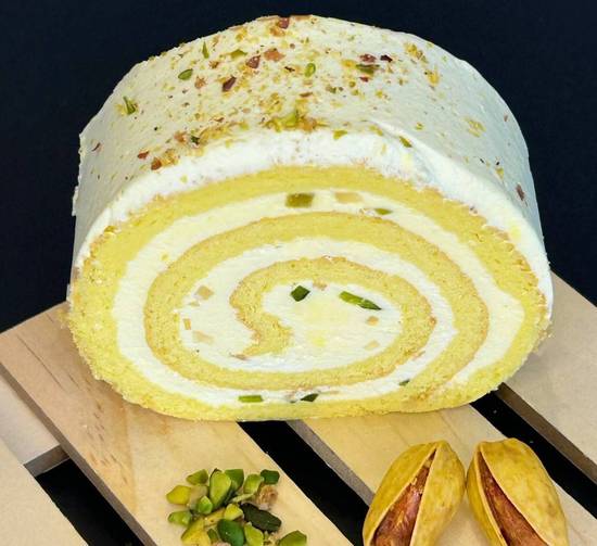 Saffron Roll cake
