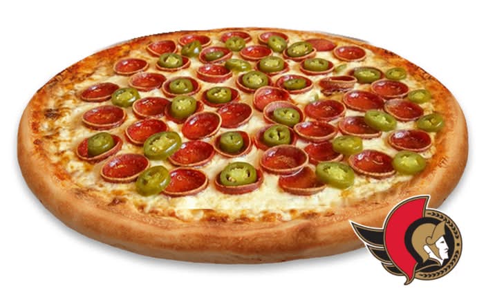 Small 9" Senators Sweet Heat Pizza