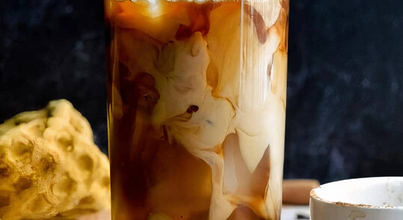 Iced Dirty Chai Latte