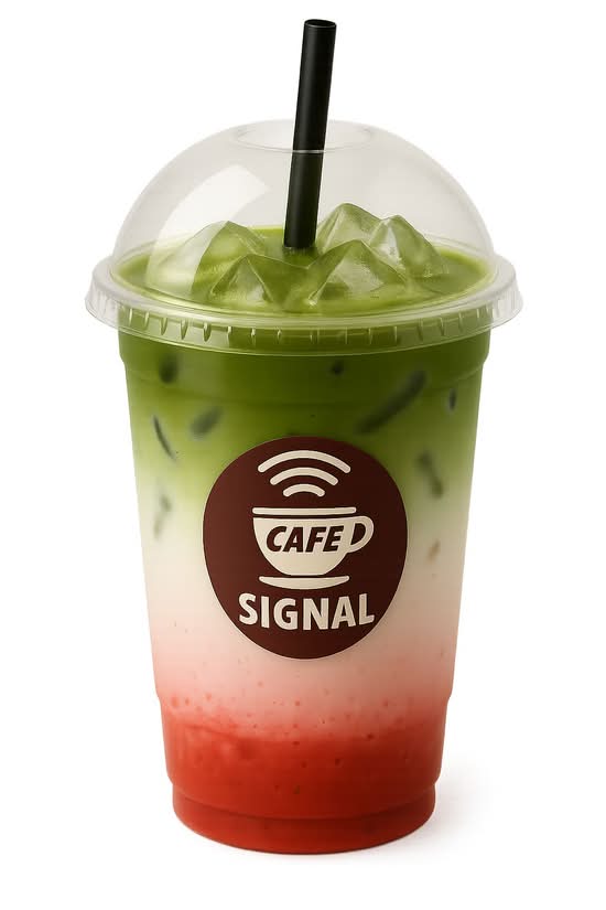 Strawberry Matcha Latte