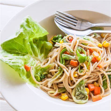 spaghetti aux légumes