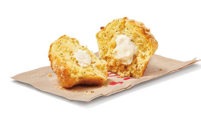 Muffin gâteau au Fromage Citron et Pavot