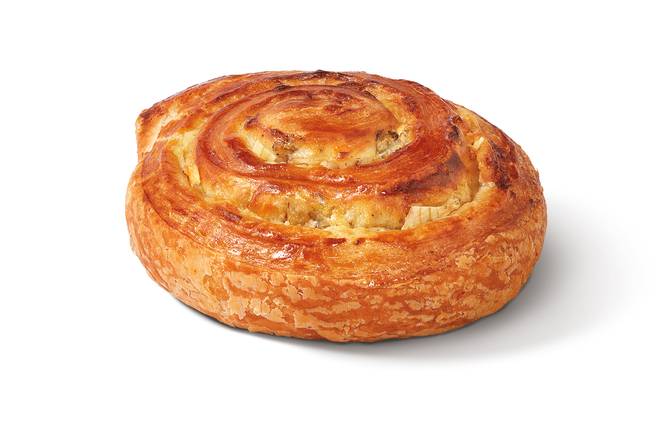 Brioche salée oignons caramélisés et parmesan