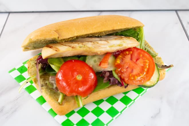 California chicken sandwich