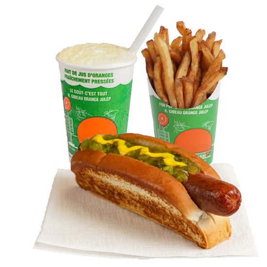 Repas Hot Dog / Hot Dog Meal