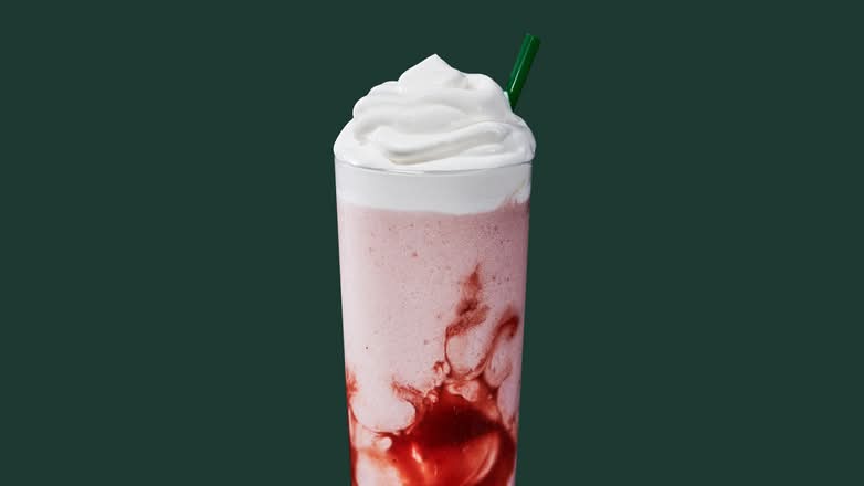 Crème frappée Frappuccino® à la fraise