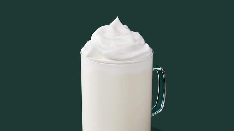 Lait vapeur à la vanille