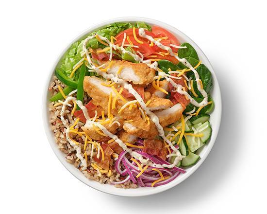 Crispy Chicken Bacon & Peppercorn Ranch Rice Bowl