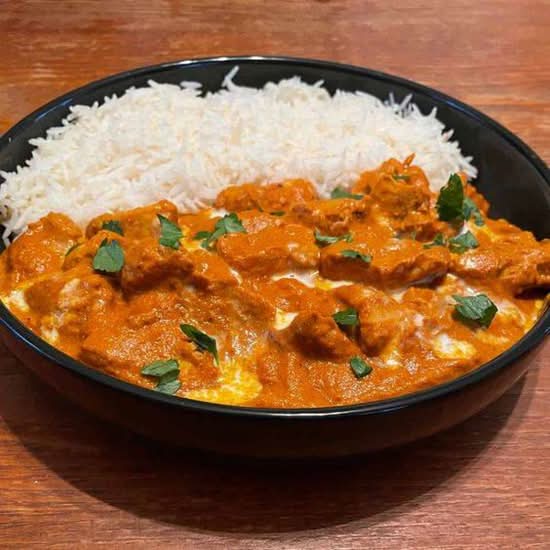 Butter Chicken Rice Bowl