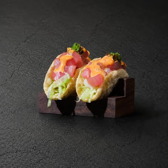 26.  Spicy Tuna Tacos x 2pcs