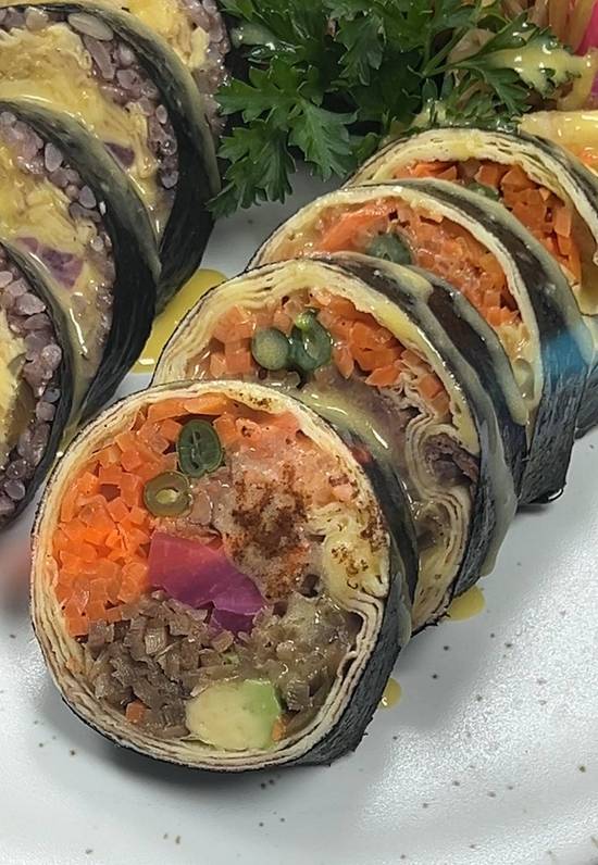 (KETO) 5pcs 비비 장조림 케토 김밥 /5pcs (Keto) Braised Beef Kimbap