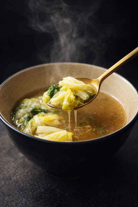 Napa Miso Soup ( 배추 된장국)