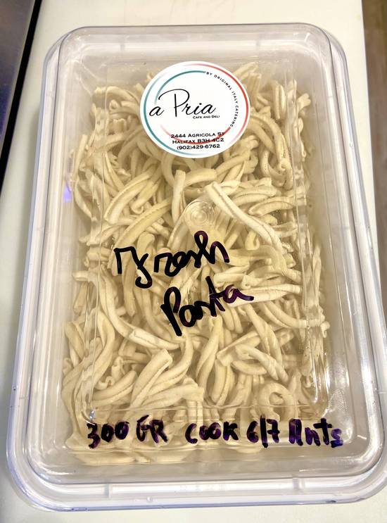 Pasta home made gemelli frozen