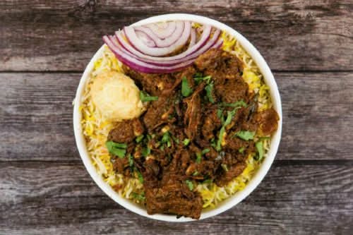 Ghee Roast Kaju Mutton Biryani