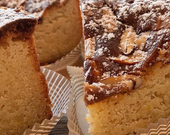 French Almond Cake Slice