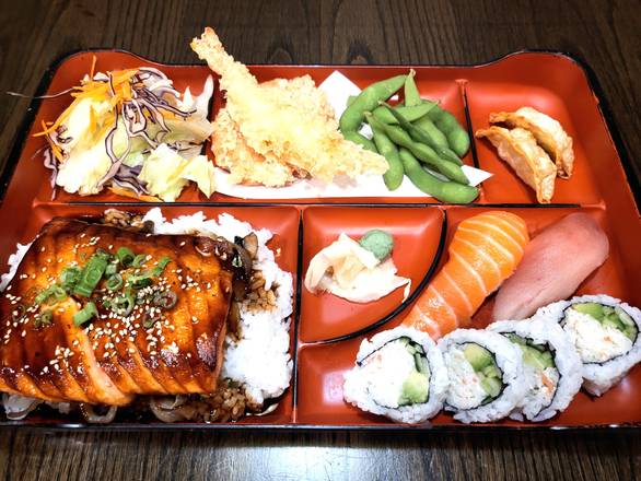 Salmon Teriyaki Bento