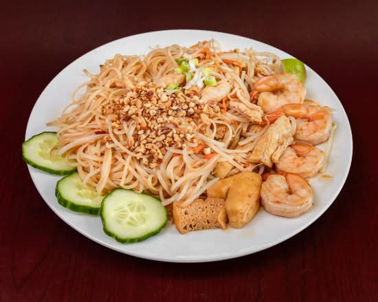 Pad Thai Poulet et Crevettes