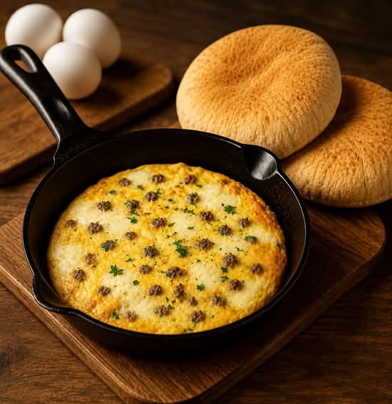 Eggs and Minced Beef (2 breads)