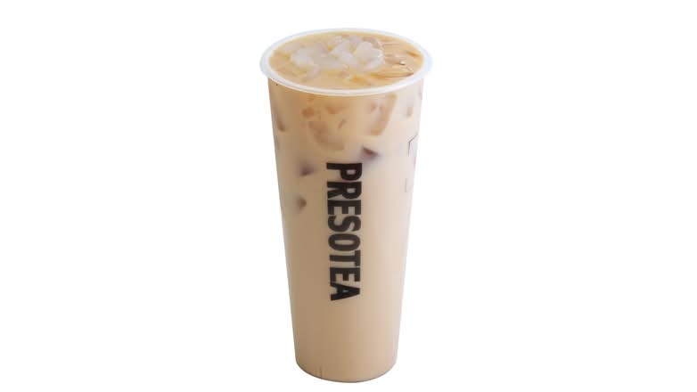Lychee Jelly Milk Tea / Thé au lait litchi avec gelée