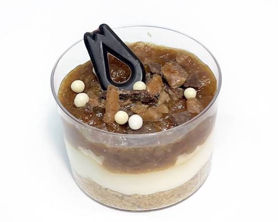 Caramel & Pear-Topped Cheese Cake Verrine