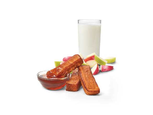 Repas pour enfants 3 bâtonnets de pain doré / French Toast Sticks Kids’ Meal, 3 PC (Cals: 770)