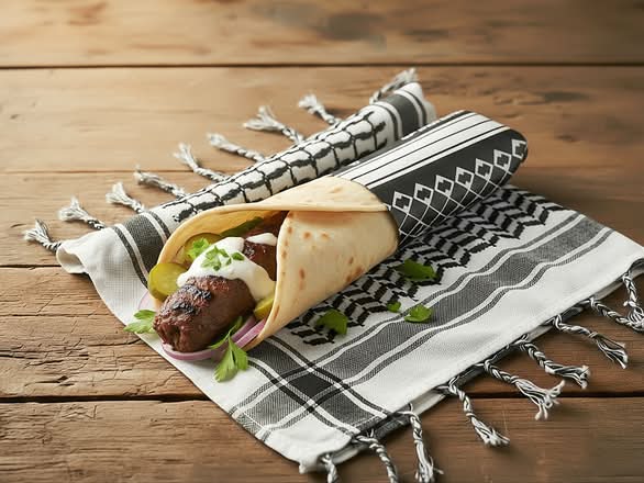 Beef Kebab Saj