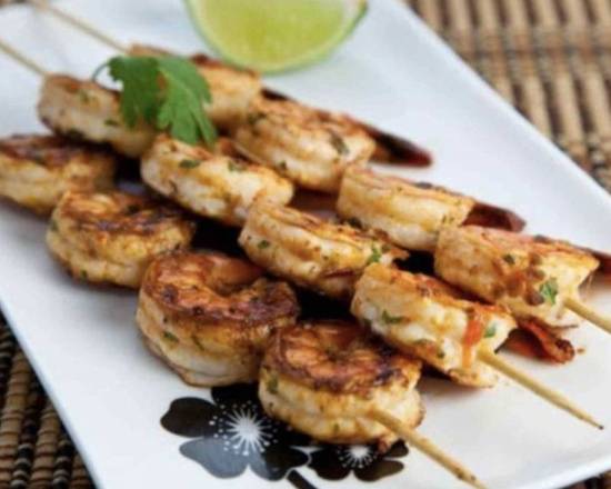 Fried Grilled Shrimp (3 Skewers)
