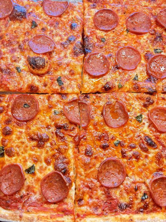 Huge Pepperoni  Pizza Square